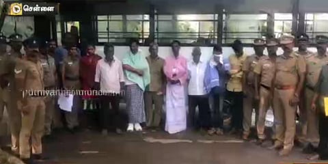 சென்னையில் கஞ்சா விற்கும் கும்பல் கூண்டோடு கைது : காவல்துறை அதிரடி
