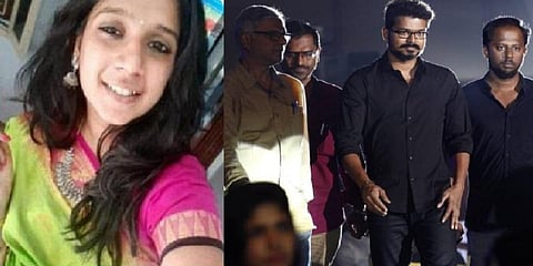 “சுபஸ்ரீ விவகாரத்தில் யார் யார் மீதோ பழிபோடுகிறார்கள்” -  ‘பிகில்’ விஜய் பேச்சு