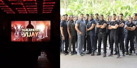 பவுன்சர்களை காட்டி மறைமுகமாக எச்சரித்த திரையரங்கம் -  ‘பிகில்’ உஷார்