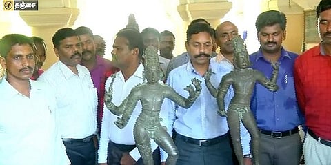 69 ‌ஆண்டுகளுக்கு முன் காணாமல் போன 2 சிலைகள் மீட்பு