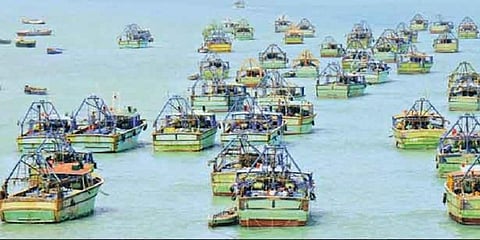 சீன அதிபர் வருகை : மீனவர்கள் கடலுக்கு செல்லத் தடை 