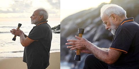 கையில் வைத்திருந்தது என்ன கருவி ? பிரதமர் மோடி விளக்கம்