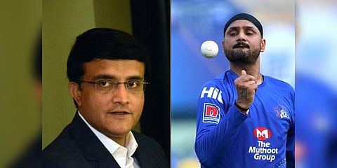 ‘வாழ்த்திய ஹர்பஜன்.. ஆதரவு கேட்ட கங்குலி..’ - சுவாரஸ்ய ட்வீட்  