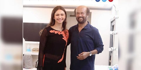 “படம் முழுக்க ரஜினிகூடவே இருப்பேன்” - ‘தர்பார்’ மகிழ்ச்சியில் இளம் நடிகை 