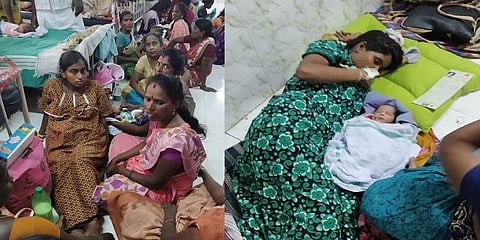 படுக்கை வசதி இல்லாத பிரசவ வார்டு..! - அரசு மருத்துவமனையின் அவலம் 