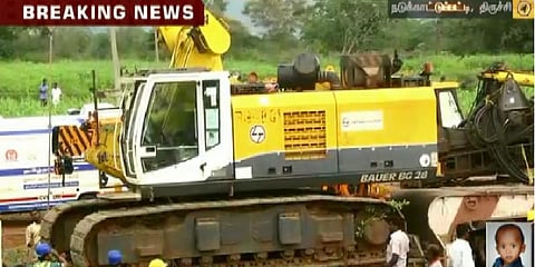 சுர்ஜித்தை மீட்க களத்திற்கு வந்த அதிக சக்தி கொண்ட இரண்டாவது இயந்திரம்