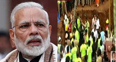 குழந்தை சுர்ஜித் மீட்புப்பணி : முதல்வரிடம் கேட்டறிந்தார் பிரதமர் மோடி