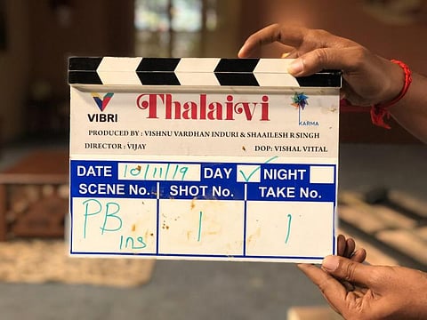சென்னையில் தொடங்கியது 'தலைவி' படப்பிடிப்பு