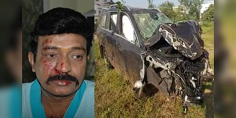நடிகர் ராஜசேகர் விபத்தில் சிக்கியது எப்படி? காரில் மதுபாட்டில்களை கைப்பற்றிய   போலீசார்!