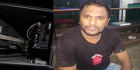 கடன் பிரச்னையை தீர்க்க ஏடிஎம்மை உடைத்த வாலிபர் 