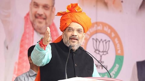 “4 மாதங்களில் அயோத்தியில் ராமர் கோயில் கட்டப்படும்''- அமித் ஷா