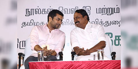 கல்வி அமைச்சருக்கும், தமிழக அரசுக்கும் நன்றி - நடிகர் சூர்யா ட்வீட்