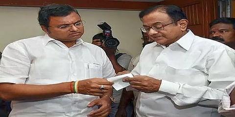 சிதம்பரம், கார்த்தி சிதம்பரத்திற்கு ட்விட்டரில் கொலை மிரட்டல்: போலீசார் வழக்குப்பதிவு