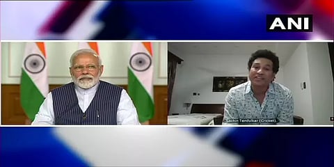 கொரோனா யுத்தம் - 40 விளையாட்டு பிரபலங்களோடு மோடி கலந்துரையாடல் !
