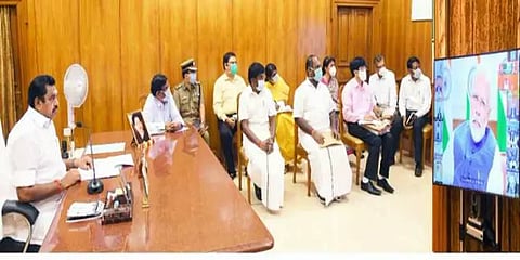 ஊரடங்கை நீட்டிப்பதா?:  மாநில முதலமைச்சர்களுடன் பிரதமர் மோடி ஆலோசனை