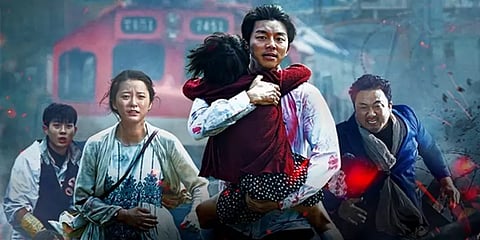 ரயிலுக்குள் அட்டகாசம் செய்யும் ஜாம்பிக்கள்...! "Train to Busan"
