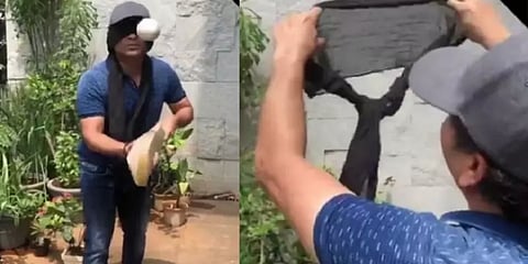 யுவராஜ்  விடுத்த  சவாலைச் செய்து முடித்த சச்சின் - வைரல் வீடியோ