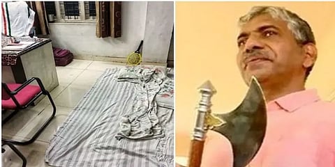 பணிக்காலத்தின் கடைசி நாளில் அலுவலகத்தில் படுத்துத்தூங்கிய ஐபிஎஸ் அதிகாரி - வைரல் மேன்   