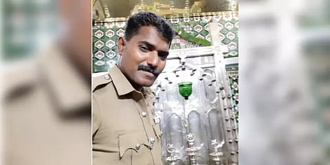 மதுபோதையில் உதவி ஆய்வாளரை தாக்கிய காவலர் கைது