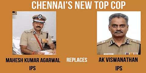 சிபிஐ அனுபவம் கொண்ட சென்னையின் புதிய போலீஸ் கமிஷனர் மகேஷ் குமார் அகர்வால்.. யார் இவர்?