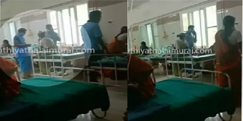 கர்ப்பிணி பெண்ணின் குடும்பத்திடம் லஞ்சம் : அரசு மருத்துவமனை ஊழியர்கள் பணிநீக்கம்