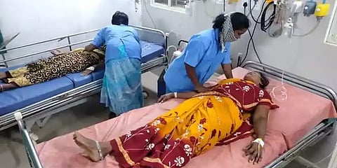 ஆந்திர பால் பண்ணையில் கசிந்த அம்மோனிய வாயு: 14 பெண்கள் மருத்துவமனையில் அனுமதி 