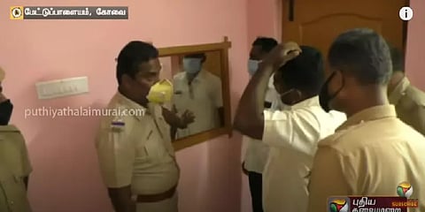 “முகக் கண்ணாடிக்கு பின்னே ரகசிய அறை"-கோவையில் நடைபெற்ற பாலியல் தொழில்; பெண் மீட்பு