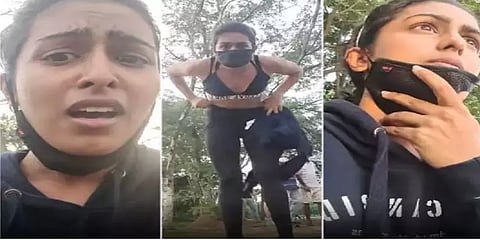 பெங்களுரூ பூங்காவில் நடிகை சம்யுக்தா மீது தாக்குதலா?