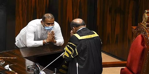 கொலை வழக்கில் மரண தண்டனை பெற்றவர் இலங்கையில் எம்.பி.யாக பதவியேற்பு