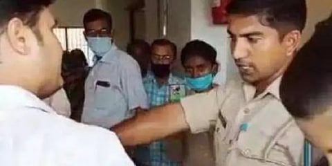 மருத்துவர்-போலீஸ் வாக்குவாதம்:  விபத்தில் சிக்கிய பெண் அலட்சியத்தால் உயிரிழப்பு