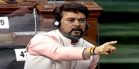 நேரு பற்றிய விமர்சனம்: வருத்தம் தெரிவித்த பாஜக அனுராக் தாக்கூர்