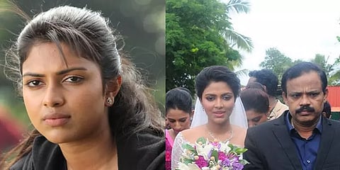 "அப்பா... எங்களுக்கு வழிகாட்டுங்கள்"  அமலாபாலின் உருக்கமான பிறந்த நாள் வாழ்த்து