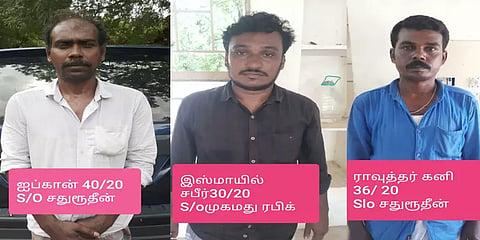 கடத்தல் தங்கத்தில் செம்பு: மூன்று பேருக்கு அடி உதை !