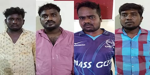 முருங்கைக்கீரையுடன் வந்து காரில் ஆடுகளை திருடிய கும்பல்.. கைது செய்த போலீசார்.!