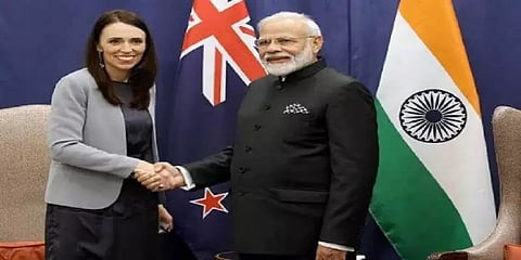 நியூசிலாந்து  பிரதமர் ஜெசிந்தா ஆர்டன் வெற்றிக்கு மோடி வாழ்த்து