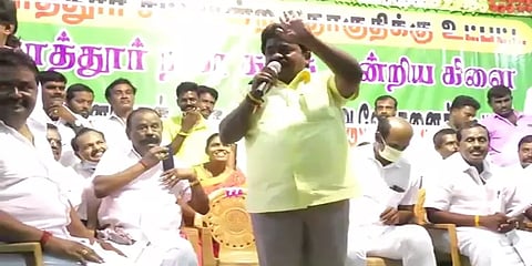 அமைச்சர் கொலை மிரட்டல் விடுப்பதாக  அதிமுக எம்எல்ஏ பரபரப்பு பேச்சு..!