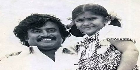 புகைப்படத்தில் உறைந்த காலம்:  ரஜினியுடன் இருக்கும் சிறுமி இவர்தான்..!