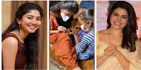 கிராமத்து குழந்தைகளுக்கு மெஹந்தி :  வைரலான சாய் பல்லவி புகைப்படங்கள்.. பாராட்டிய சமந்தா!