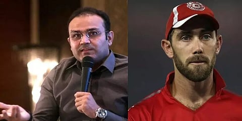 "மேக்ஸ்வெல் ஒரு சியர்லீடர்..!" - கலாய்த்த சேவாக்