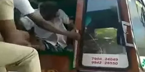 திருச்சி: பட்டப்பகலில் புதிய லாரி கடத்தல்..  60 கிமீ தூரம் துரத்தி மடக்கிப்பிடித்த போலீஸ்