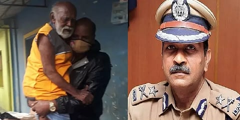 ‘முதியவர்களை சுமந்து சென்று மீட்கும் சென்னை காவலர்கள்’   - கமிஷனர் மகேஷ்குமார் நெகிழ்ச்சி