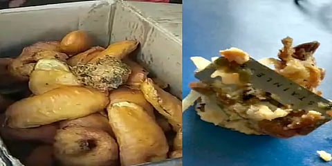 பார்சல் வாங்கிய பருப்பு வடைக்குள் முழு பிளேடு: சப் இன்ஸ்பெக்டர் அதிர்ச்சி!