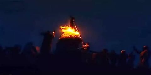 திருவண்ணாமலையில் மகாதீபம் ஏற்றப்பட்டது!