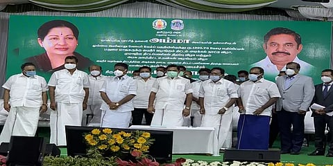 முல்லைப்பெரியாறு அணையிலிருந்து மதுரைக்கு நேரடியாக குடிநீர்  - அடிக்கல் நாட்டிய முதல்வர்!