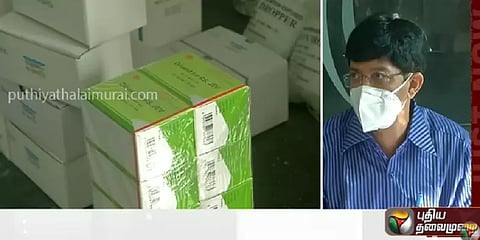5.56 லட்சம் கொரோனா தடுப்பூசிகள் இன்று தமிழகம் வருகிறது -  சுகாதாரத்துறை செயலர்