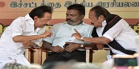 ஜெயலலிதா பாணியில் ஸ்டாலின் : உதயசூரியன் சின்னத்தில் போட்டியிடுகிறதா விசிக, மதிமுக?