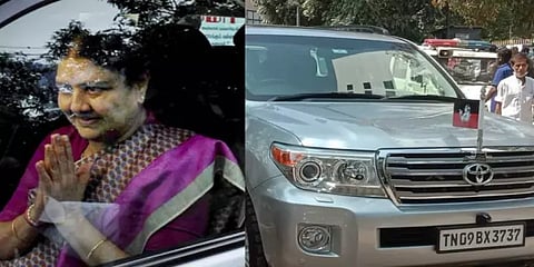 ''அதிமுக பொதுச்செயலாளர் சசிகலா தான்'' -  காரில் அதிமுக கொடி குறித்து தினகரன் கருத்து