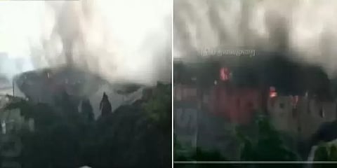 மும்பை சினிமா ஸ்டூடியோவில் பயங்கர தீ விபத்து