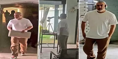 தொப்பியை கழற்றி மரியாதையுடன் நடந்துகொண்ட அஜித் -  வைரல் வீடியோ