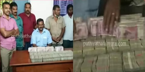 தமிழகத்தில் இருந்து கேரளா சென்ற ரயிலில் கொண்டு செல்லப்பட்ட ரூ.1.22 கோடி பறிமுதல்